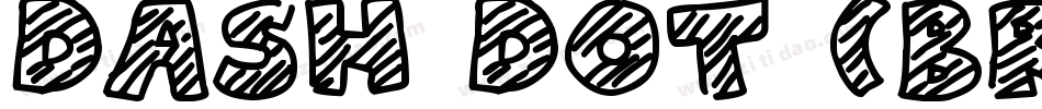 Dash Dot (BRK)字体转换